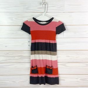 H&M Size 6-8 Multicolored Short Sleeve Dress